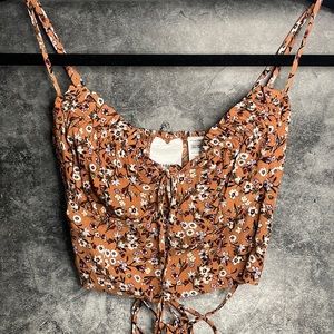 Skylar + Madison Floral Crop Top